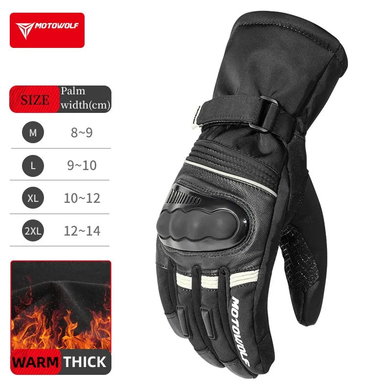 Motowolf Winter Motorcycle Glo - Ski Glove Waterproof recensie en prijs