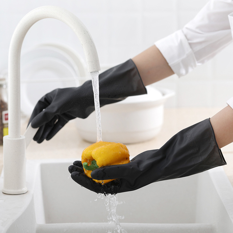1 Pair Black Gloves Home Washi - Dish Glove Rubber recensie en prijs