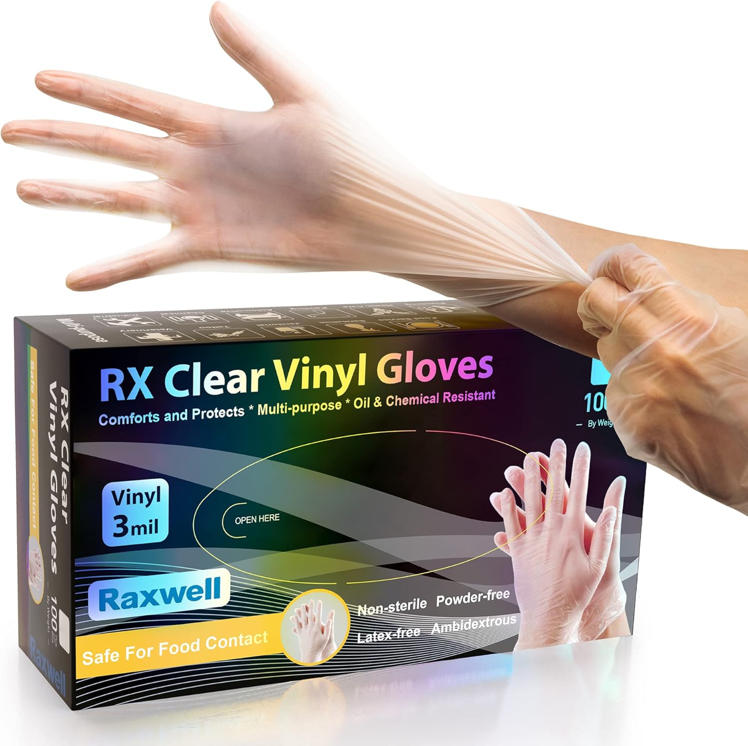3 Mil Clear Vinyl Gloves - Foo - Latex Disposable Glove recensie en prijs