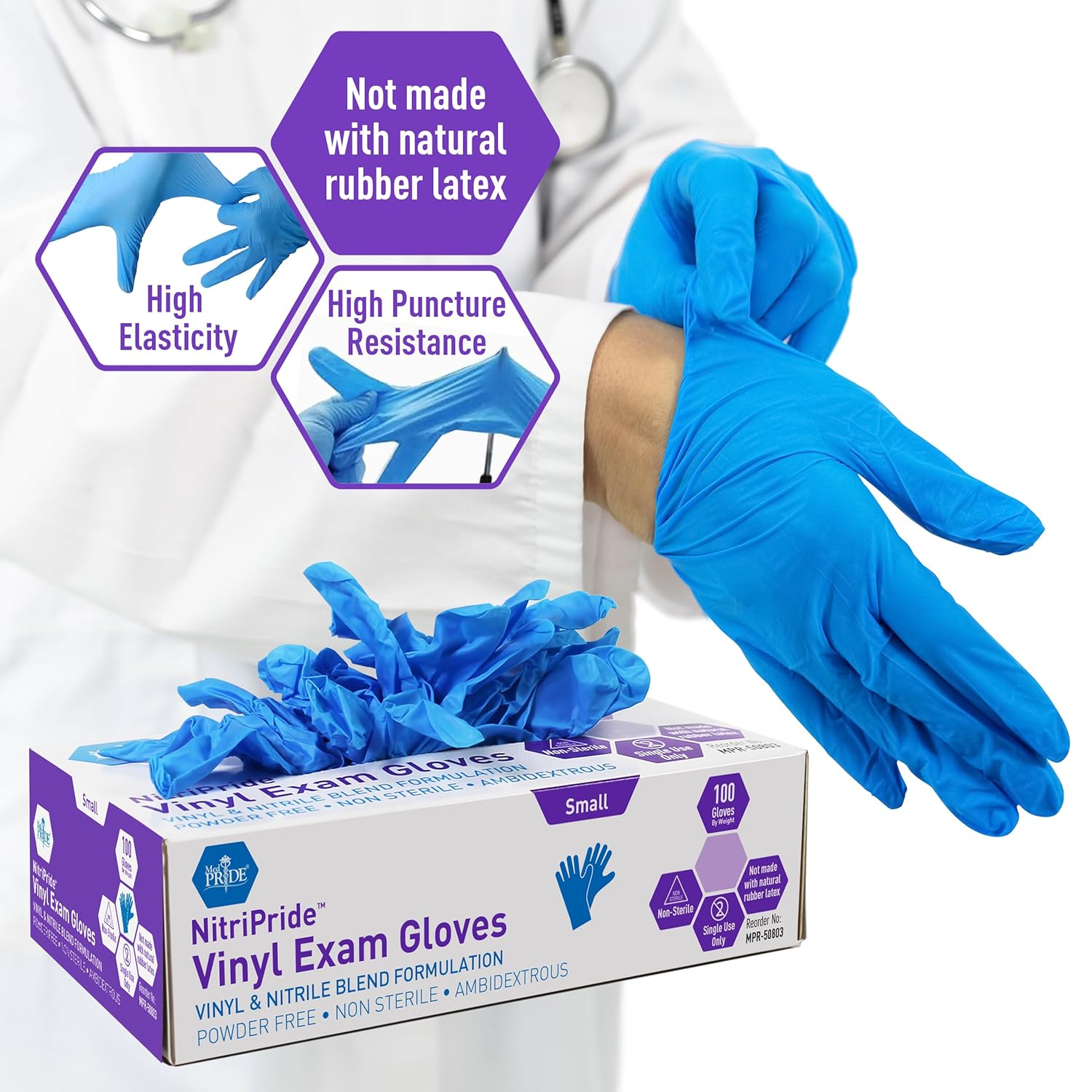 Nitrile/Vinyl Blend Exam Glove - Exam Glove Nitrile recensie en prijs