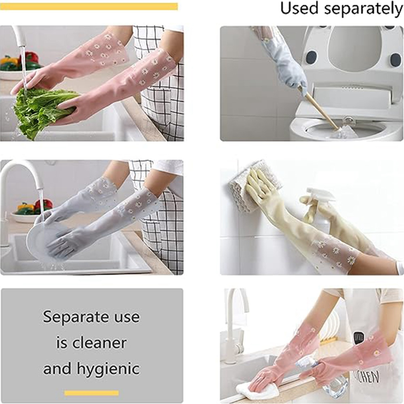 Dishwashing Cleaning Gloves 3  - Rubber Glove Cleaning recensie en prijs