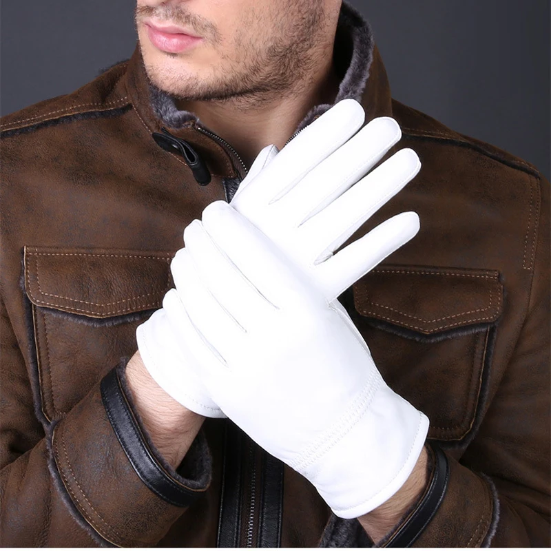 2025 Winter Genuine Leather Wh - Leather Driving Glove recensie en prijs