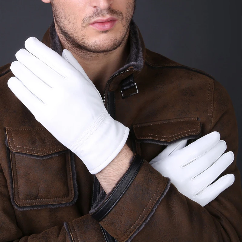 2025 Winter Genuine Leather Wh - Leather Driving Glove recensie en prijs