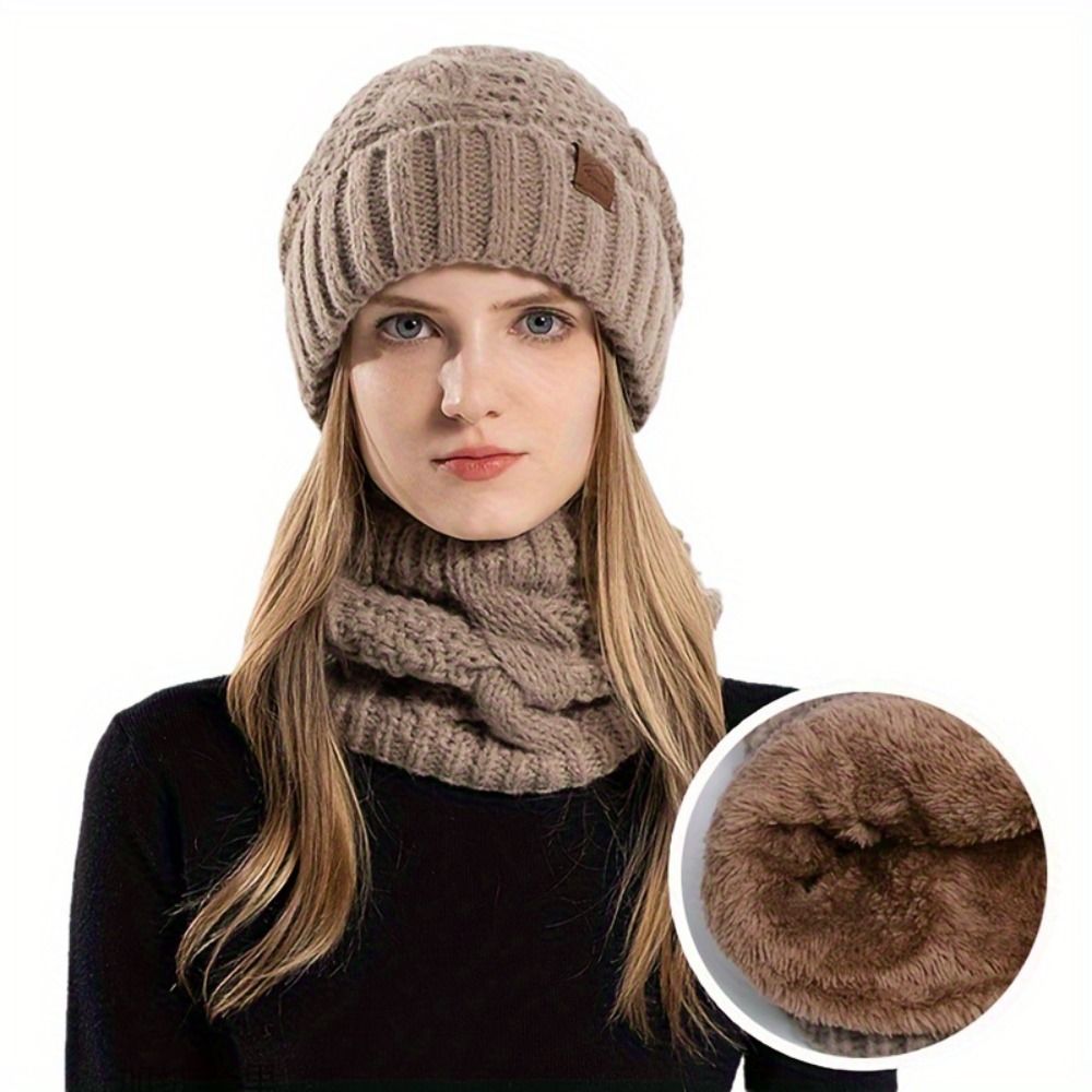 Soft Winter Beanie Hat Scarf S - Wool Glove Lined recensie en prijs