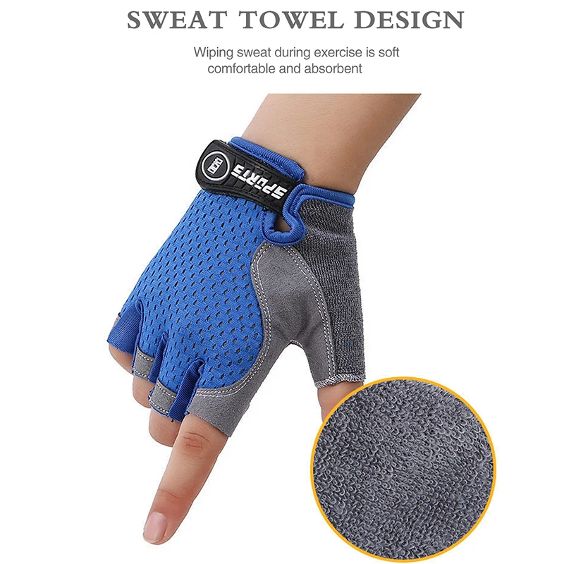 Kids Half Finger Sports Cyclin - Cycling Glove Padded recensie en prijs