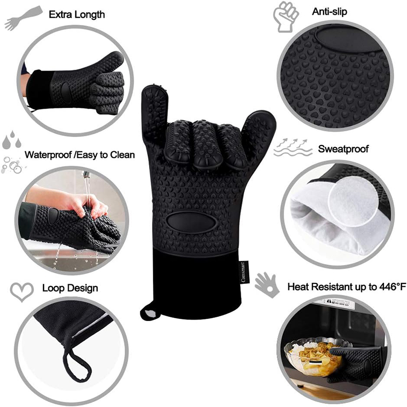 Silicone Oven Gloves Heat Resi - Oven Mitt Silicone recensie en prijs