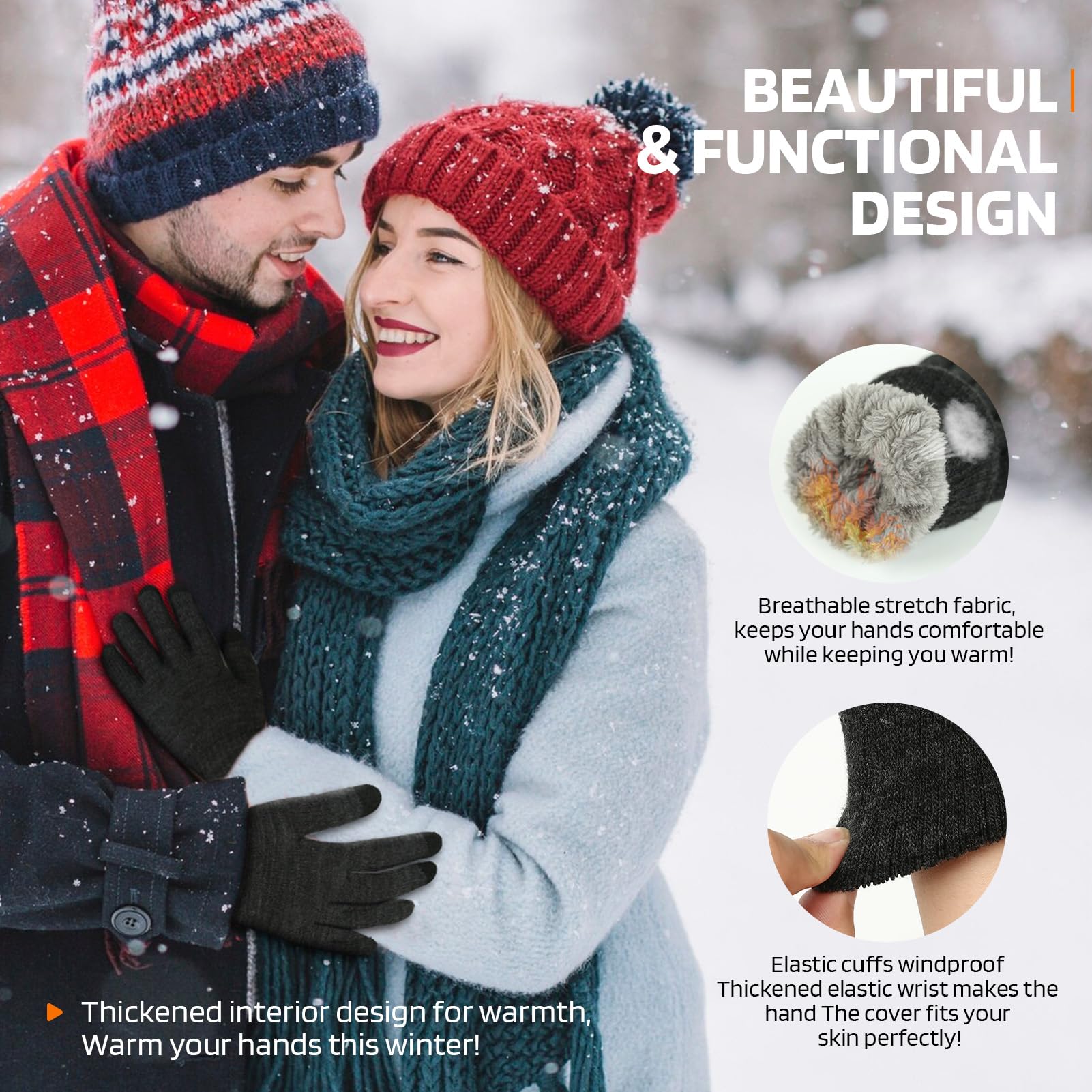 1-5Pairs Winter Outdoor Sports - Magic Touch Glove recensie en prijs