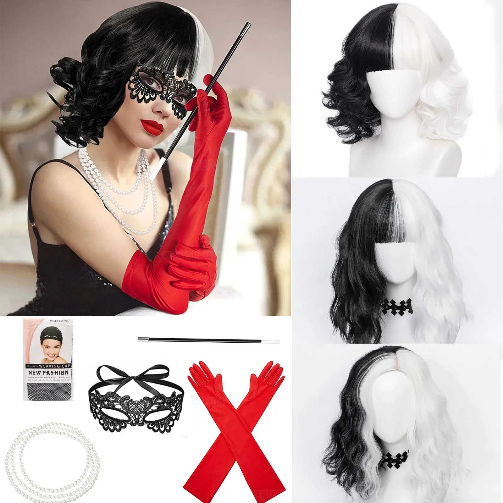 Anime Cruella de Vil Cosplay W - Heat Resistant Glove recensie en prijs