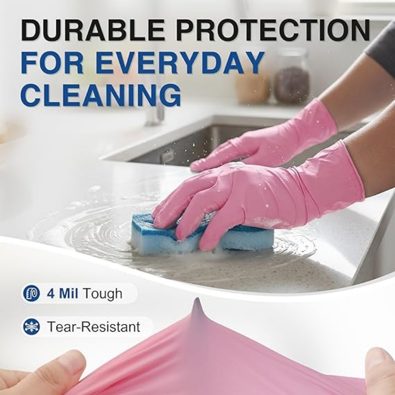 Pink Nitrile Disposable Gloves - Latex Disposable Glove recensie en prijs