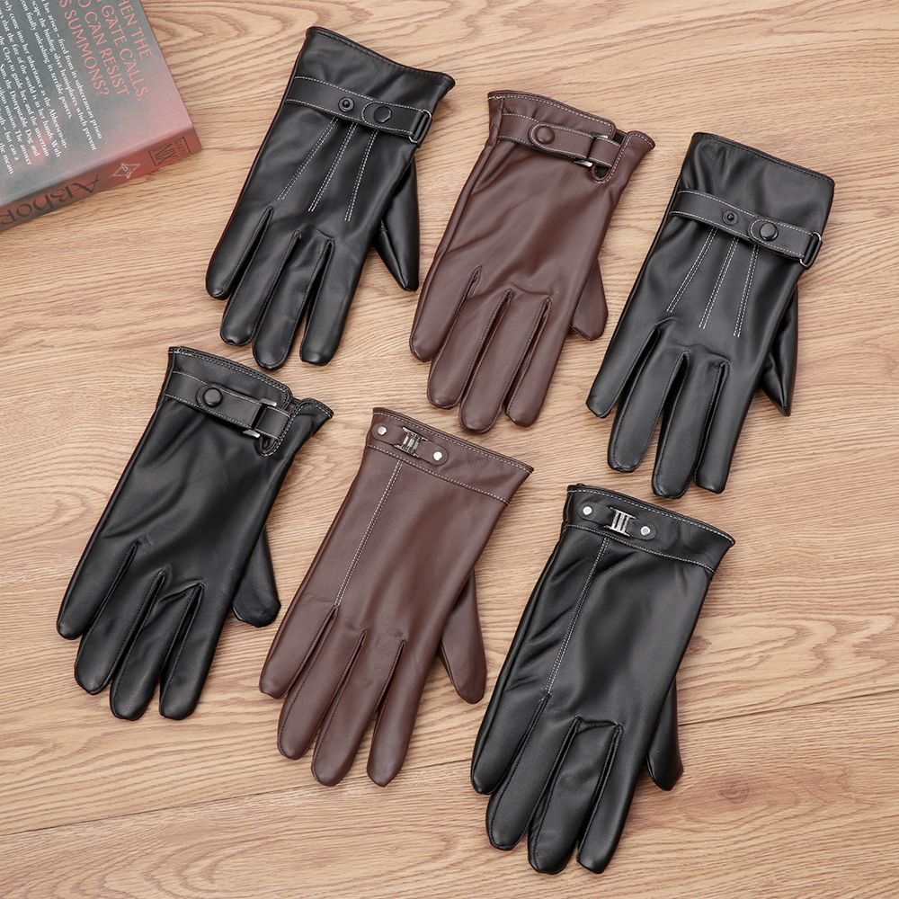 Men's Fleece Thermal Leather G - Leather Driving Glove recensie en prijs