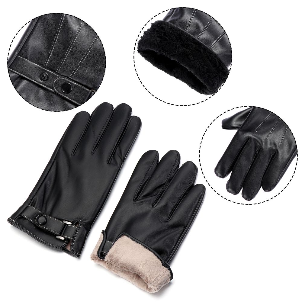 Men's Fleece Thermal Leather G - Leather Driving Glove recensie en prijs