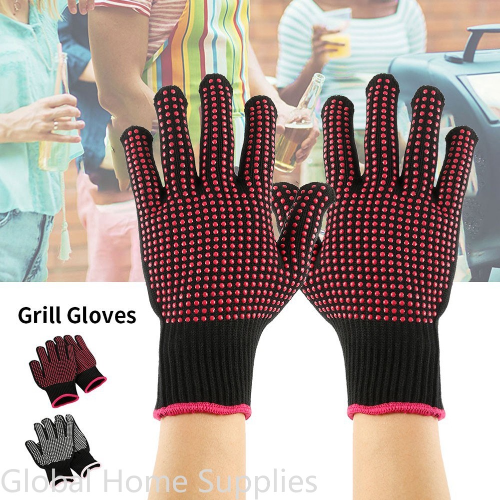 Barbecue Anti-scald Gloves Mic - Oven Mitt Silicone recensie en prijs
