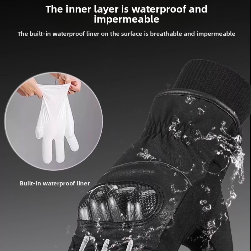 Winter Warm Motorcycle Gloves  - Motorcycle Glove Knuckle recensie en prijs