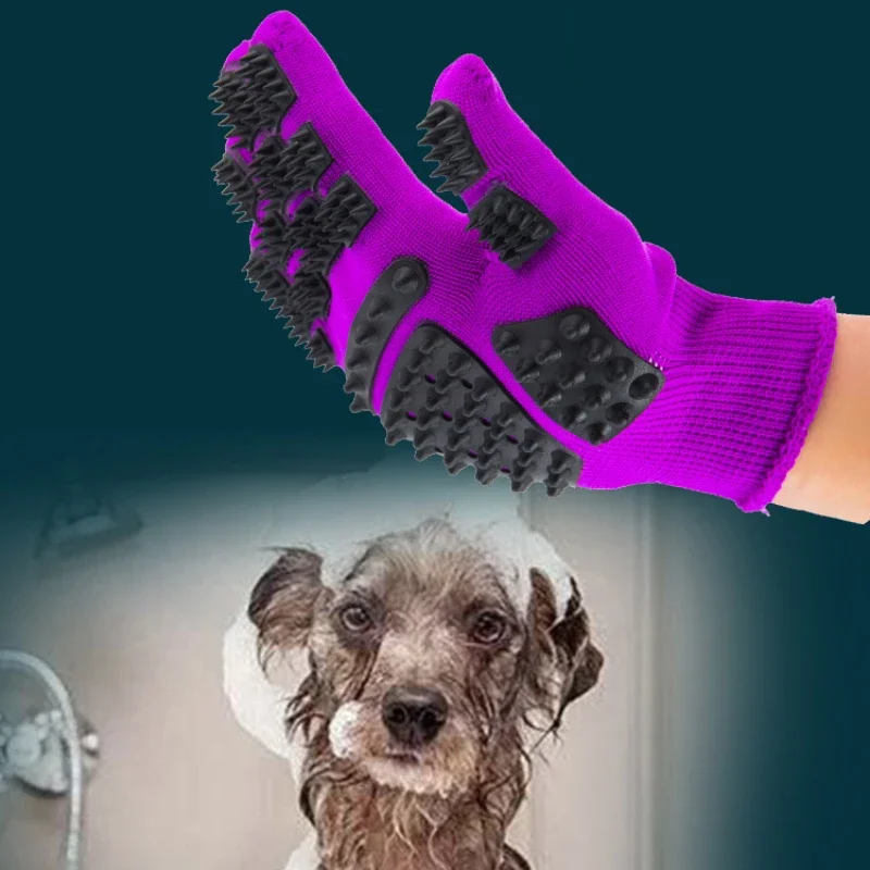 1PC Pet Hair Grooming Gloves C - Rubber Glove Cleaning recensie en prijs