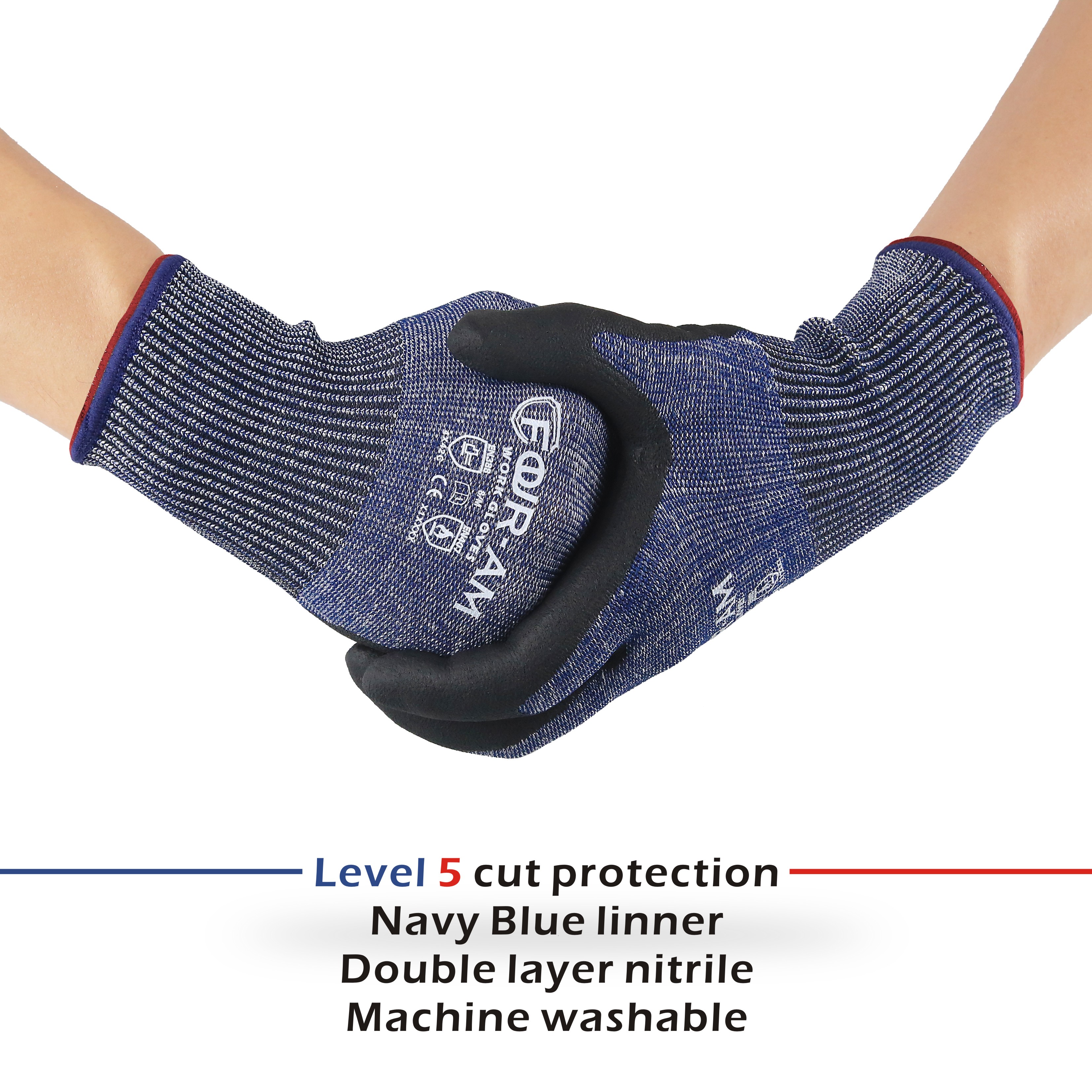1/3Pair, Level 5Cut-Resistant  - Nitrile Mechanic Glove recensie en prijs