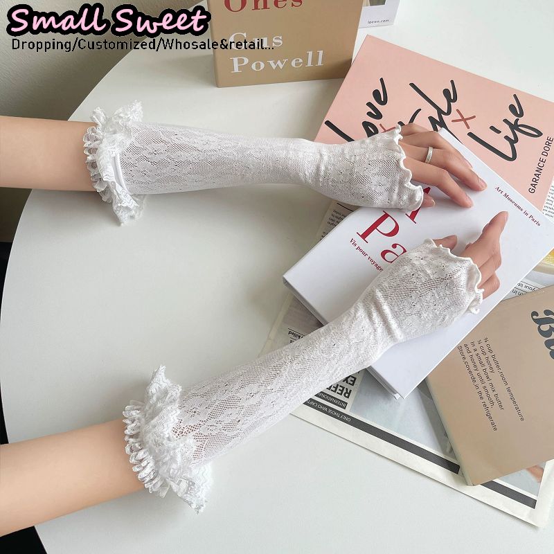 Women's Harajuku White Arm Sle - Fingerless Glove Knit recensie en prijs