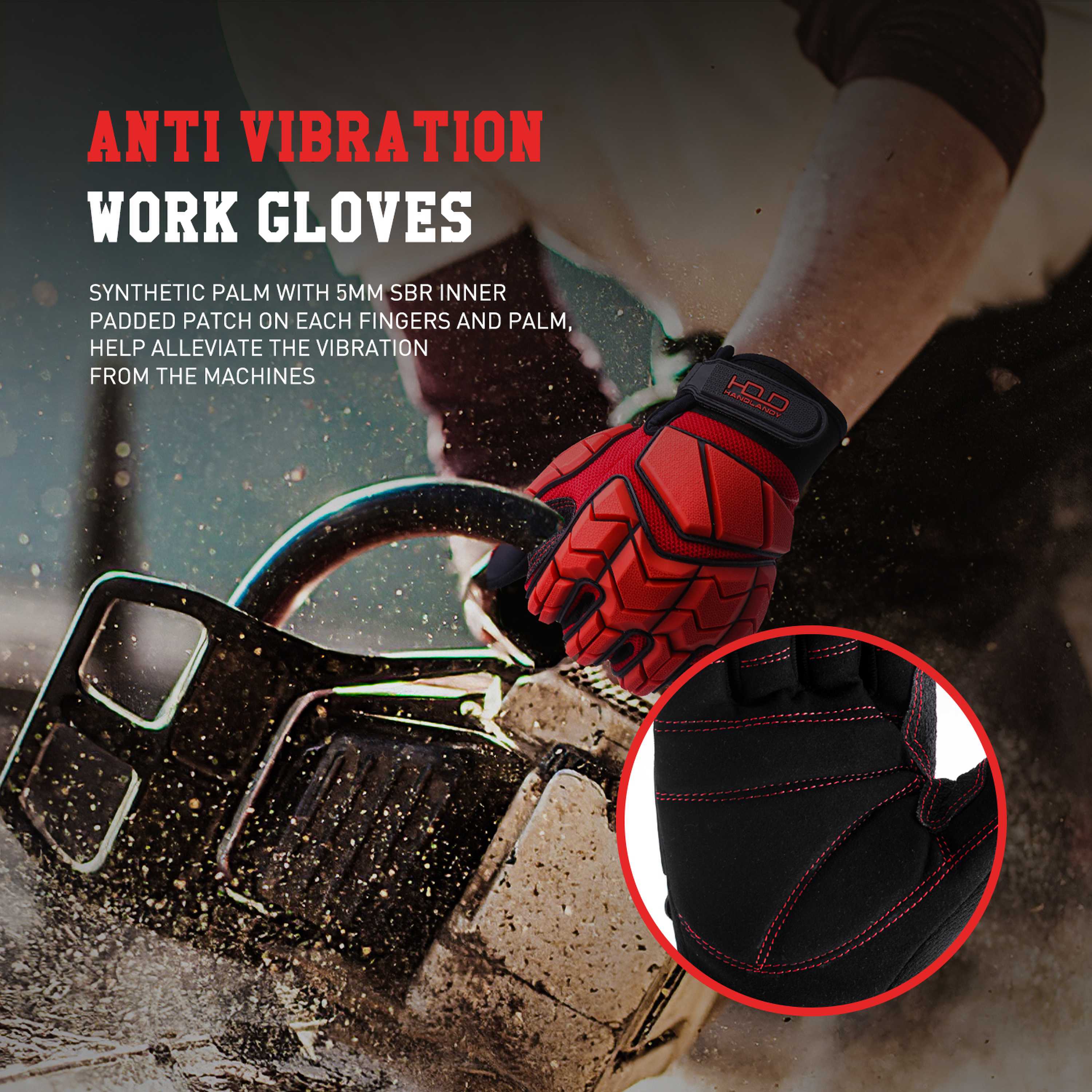 HANDLANDY Anti Vibration Work  - Work Glove Impact recensie en prijs
