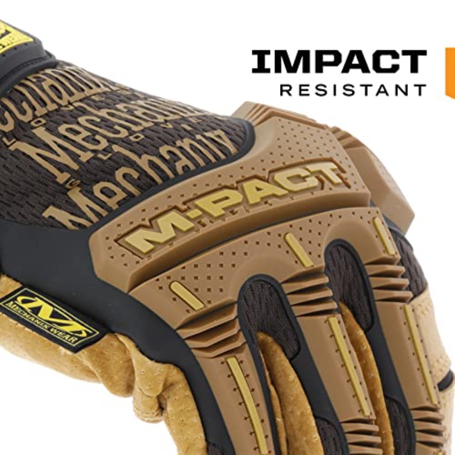 M-Pact Leather Gloves - Leathe - Work Glove Impact recensie en prijs