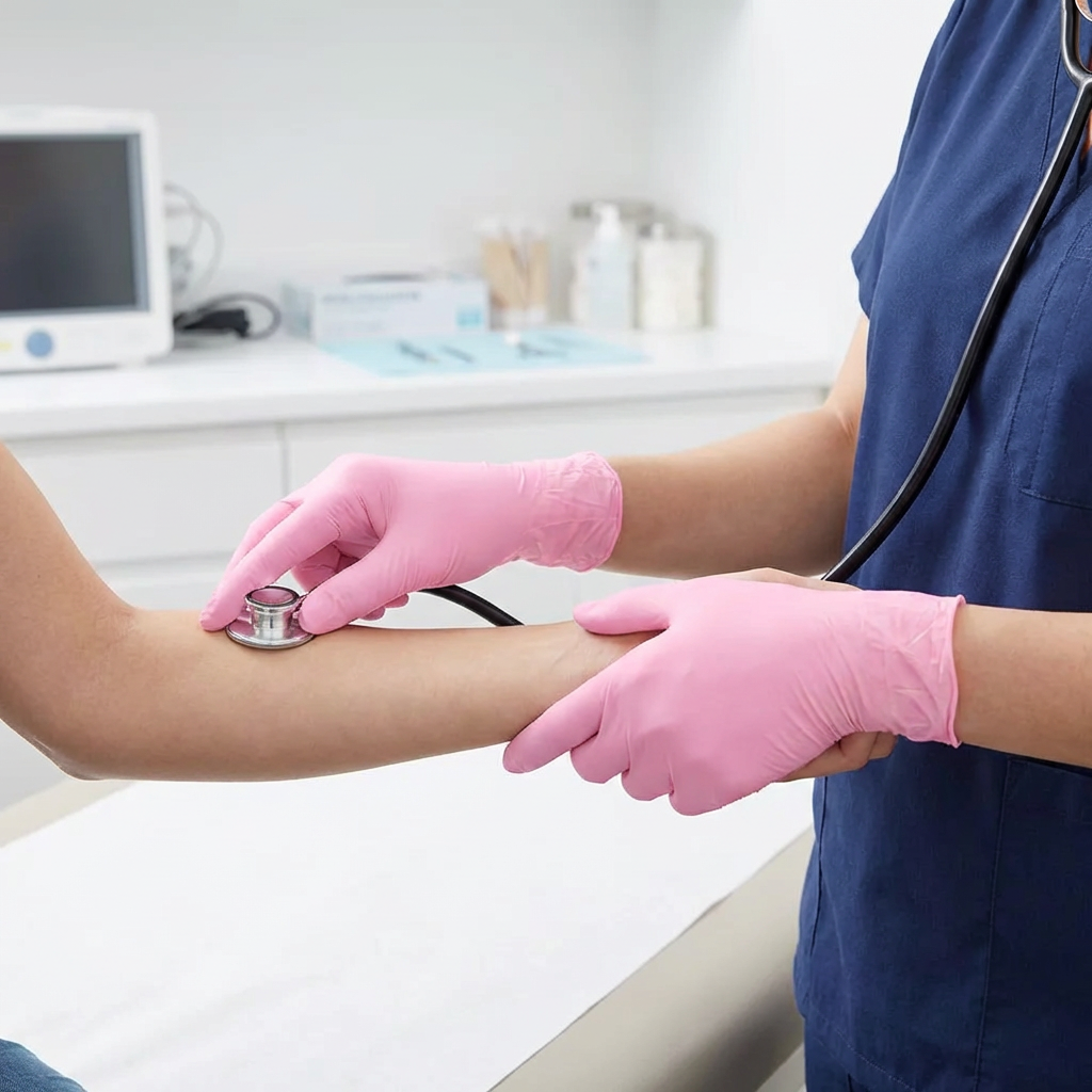 Simple Pink Nitrile Gloves 100 - Rubber Glove Cleaning recensie en prijs