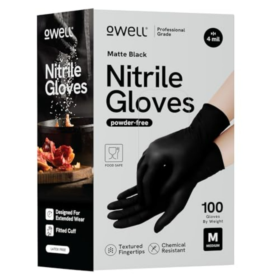 ® Black Nitrile Gloves - 4 Mil - Exam Glove Nitrile recensie en prijs