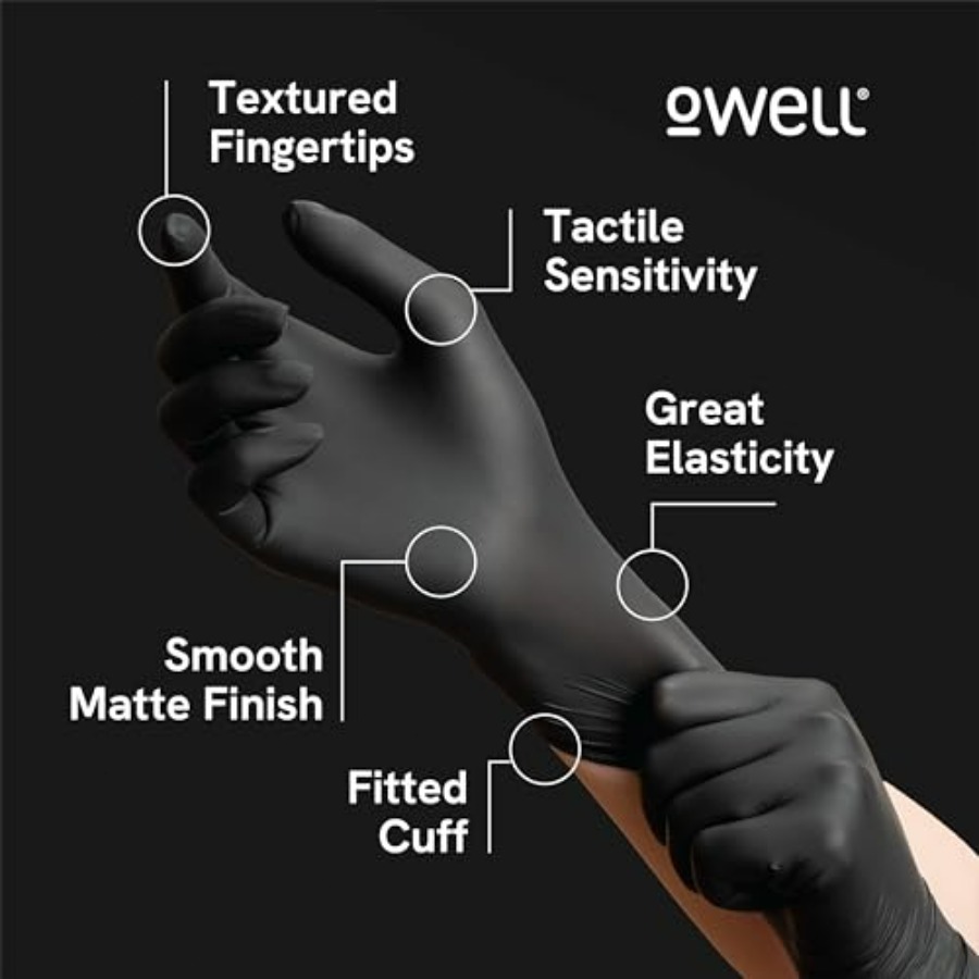 ® Black Nitrile Gloves - 4 Mil - Exam Glove Nitrile recensie en prijs