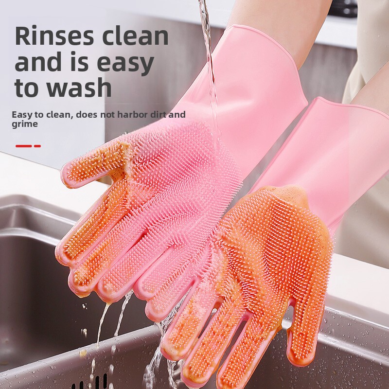 Silicone dishwashing gloves, m - Dish Glove Rubber recensie en prijs