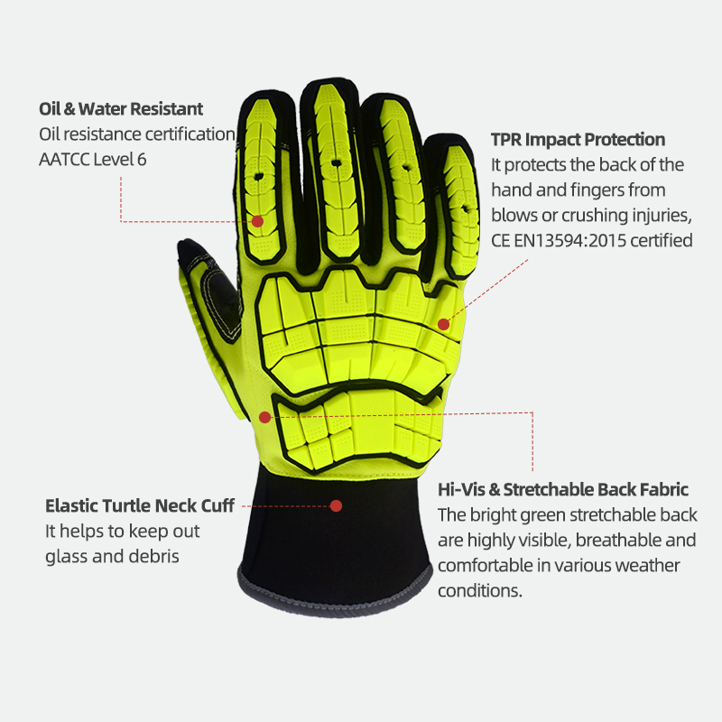 XYEHS ANSI CUT A5 Rescue Extri - Work Glove Impact recensie en prijs