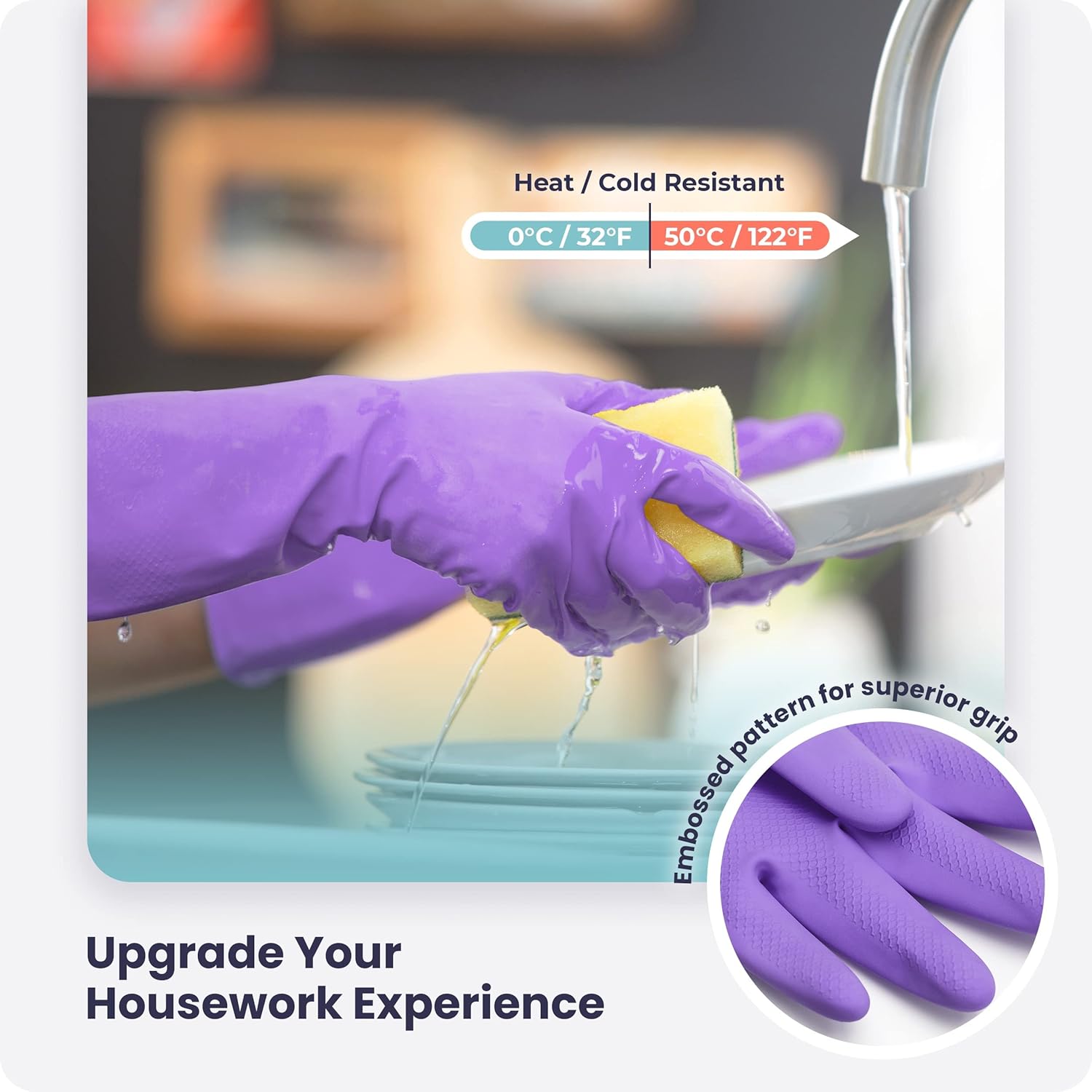 3/6/12/60 Pairs Dishwashing Gl - Rubber Glove Cleaning recensie en prijs