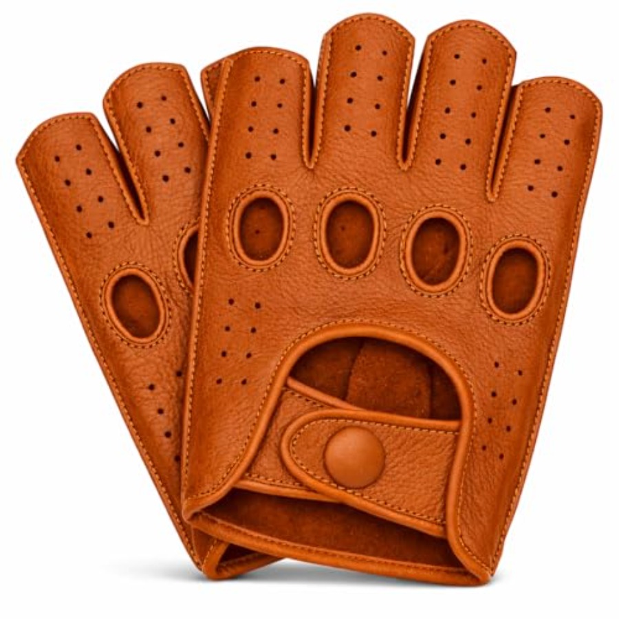 Mens fingerless leather drivin - Leather Driving Glove recensie en prijs