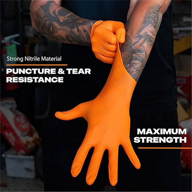 8mil Heavy Duty Industrial Ora - Nitrile Mechanic Glove recensie en prijs