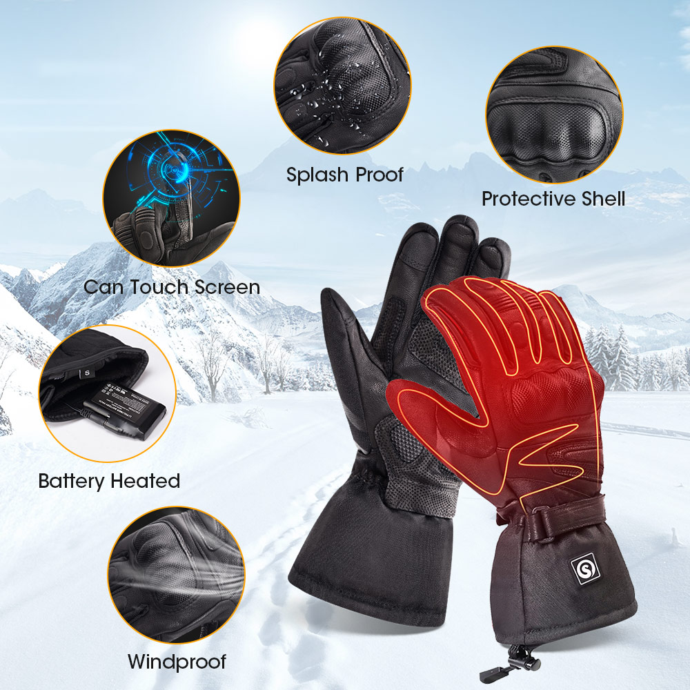 Snow Deer Winter Electric Heat - Ski Glove Waterproof recensie en prijs