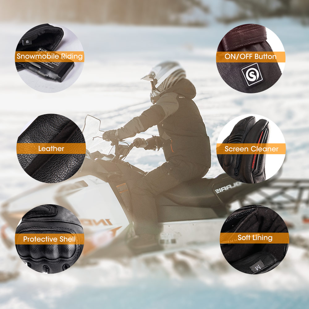 Snow Deer Winter Electric Heat - Ski Glove Waterproof recensie en prijs