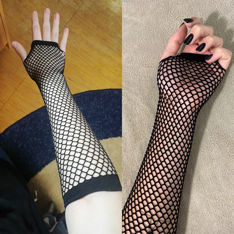 Women Fashion Neon Fishnet Fin - Fingerless Glove Knit recensie en prijs
