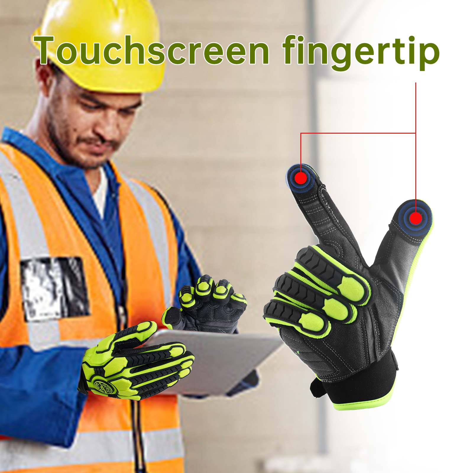 HANDLANDY Anti Vibration Heavy - Work Glove Impact recensie en prijs