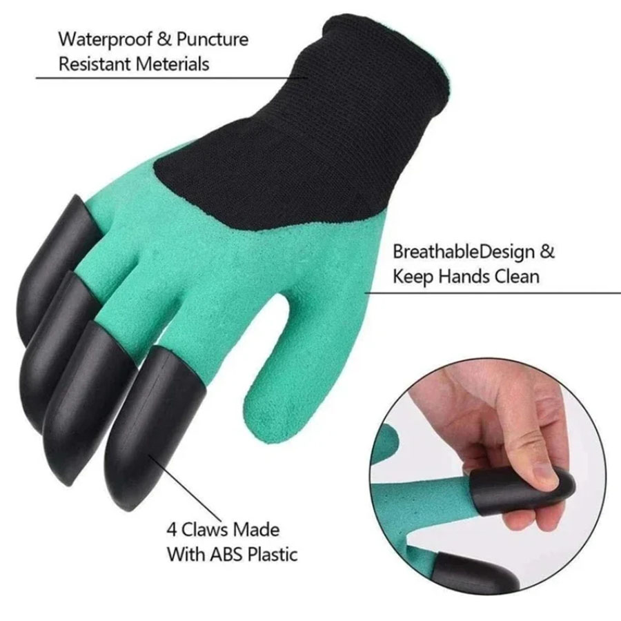1Pair Gardening Gloves with Cl - Gardening Glove Waterproof recensie en prijs