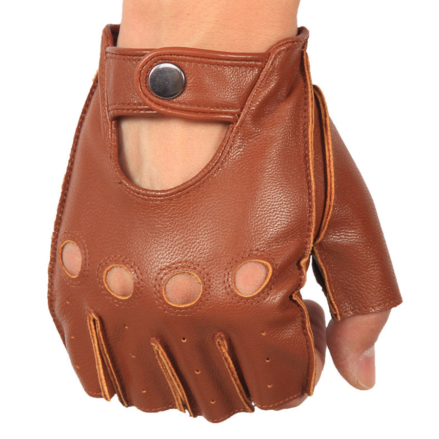 High Quality Man's Half Finger - Leather Driving Glove recensie en prijs
