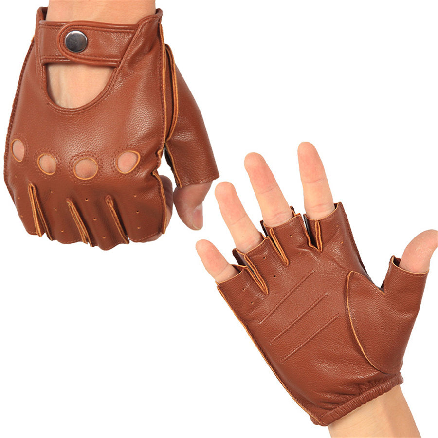 High Quality Man's Half Finger - Leather Driving Glove recensie en prijs