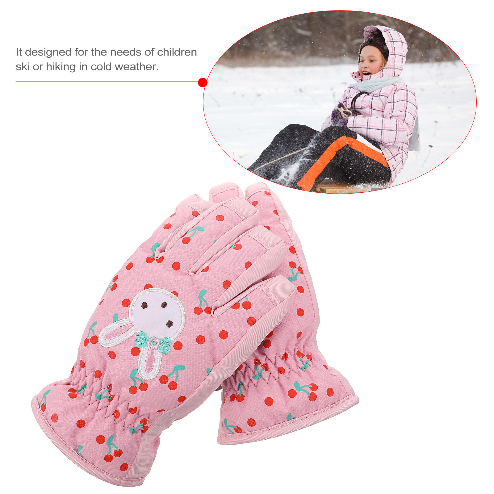 1Pair Children Ski Gloves Wate - Winter Glove Insulated recensie en prijs