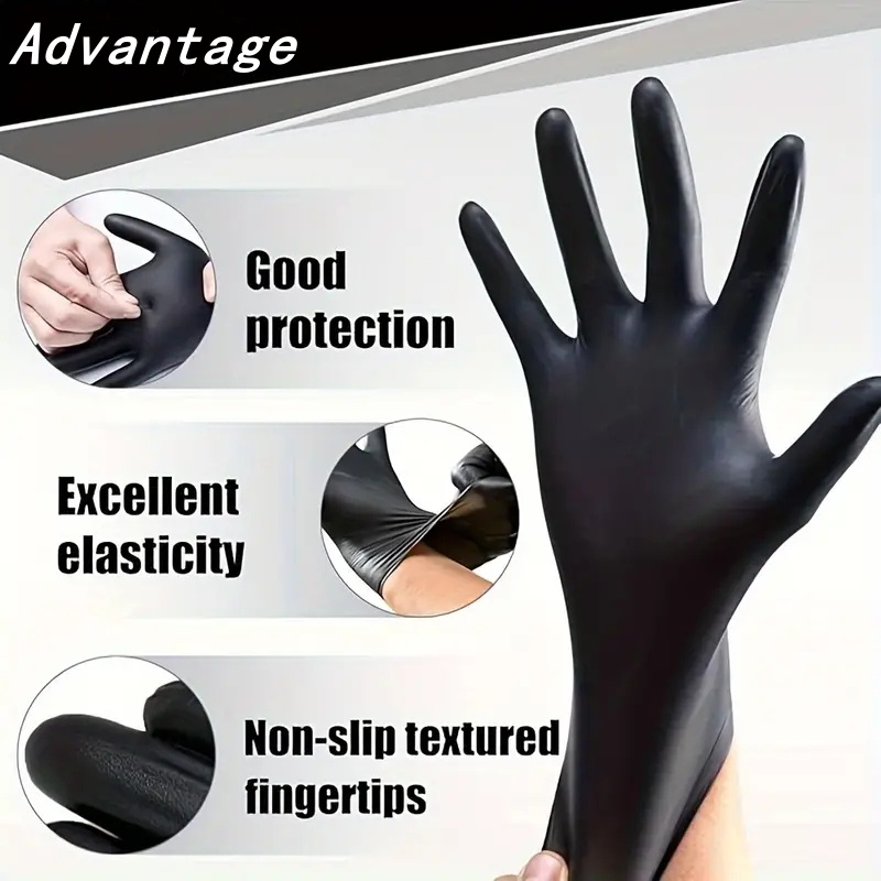 20PCS Black Disposable Nitrile - Nitrile Mechanic Glove recensie en prijs