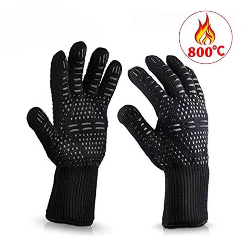 1PCS Piece BBQ Gloves High Tem - Oven Mitt Silicone recensie en prijs