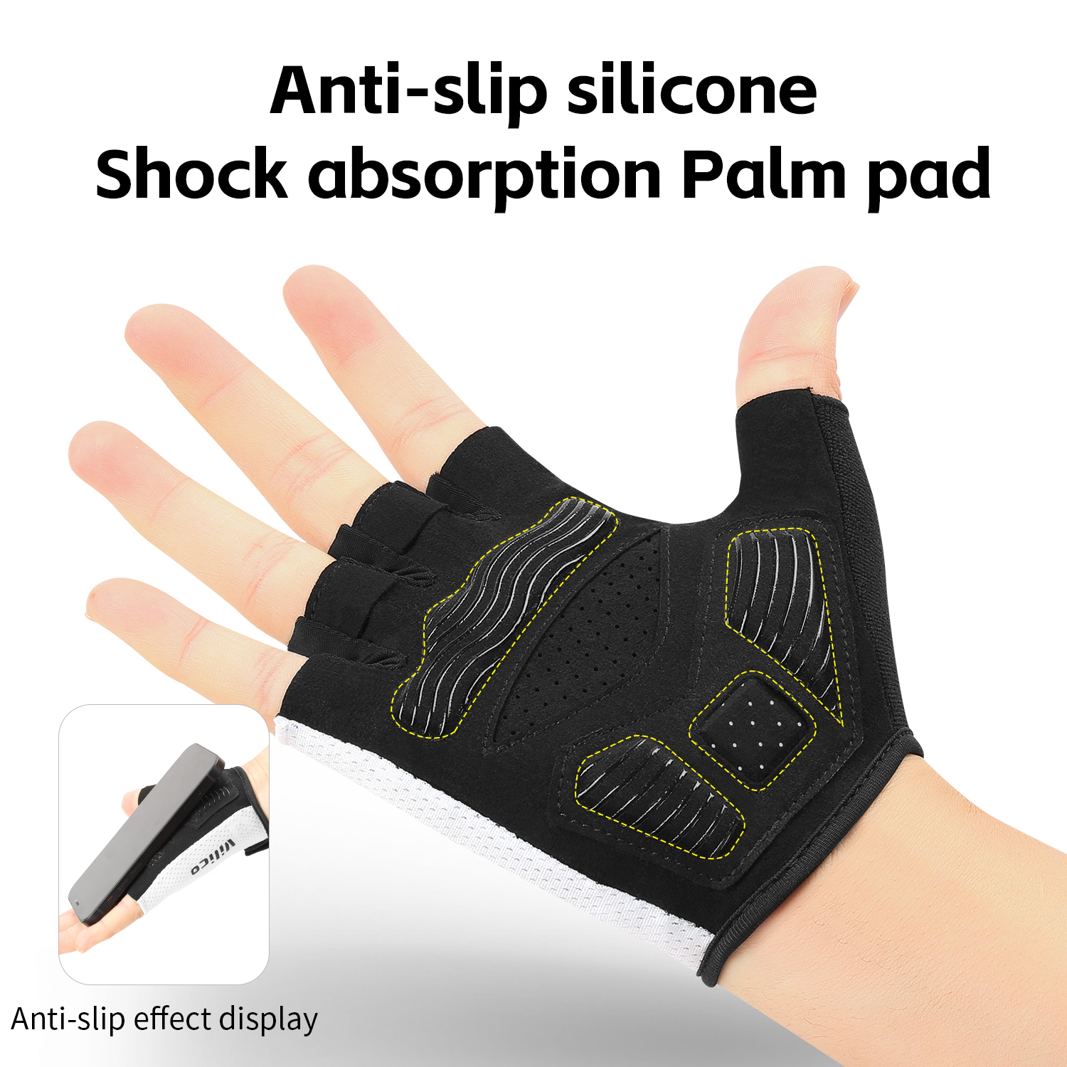 VILICO Breathable Half Finger  - Workout Glove Gym recensie en prijs