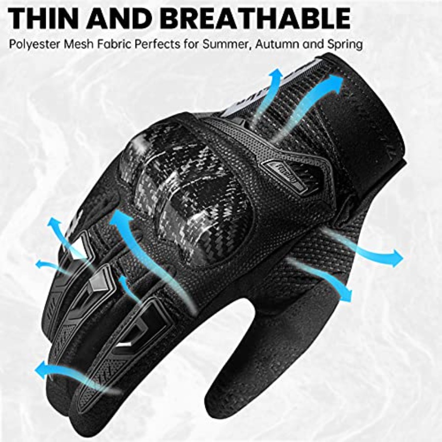 Motorcycle Gloves Touchscreen  - Motorcycle Glove Knuckle recensie en prijs