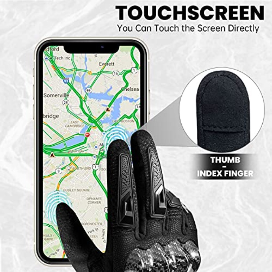 Motorcycle Gloves Touchscreen  - Motorcycle Glove Knuckle recensie en prijs