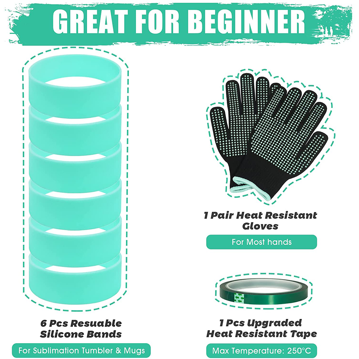 Silicone Bands Elastic Heat Re - Oven Mitt Silicone recensie en prijs