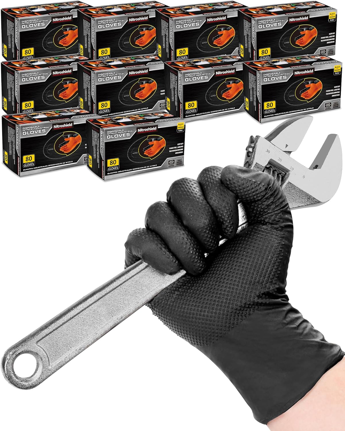 9mil Heavy Duty Disposable Nit - Nitrile Mechanic Glove recensie en prijs