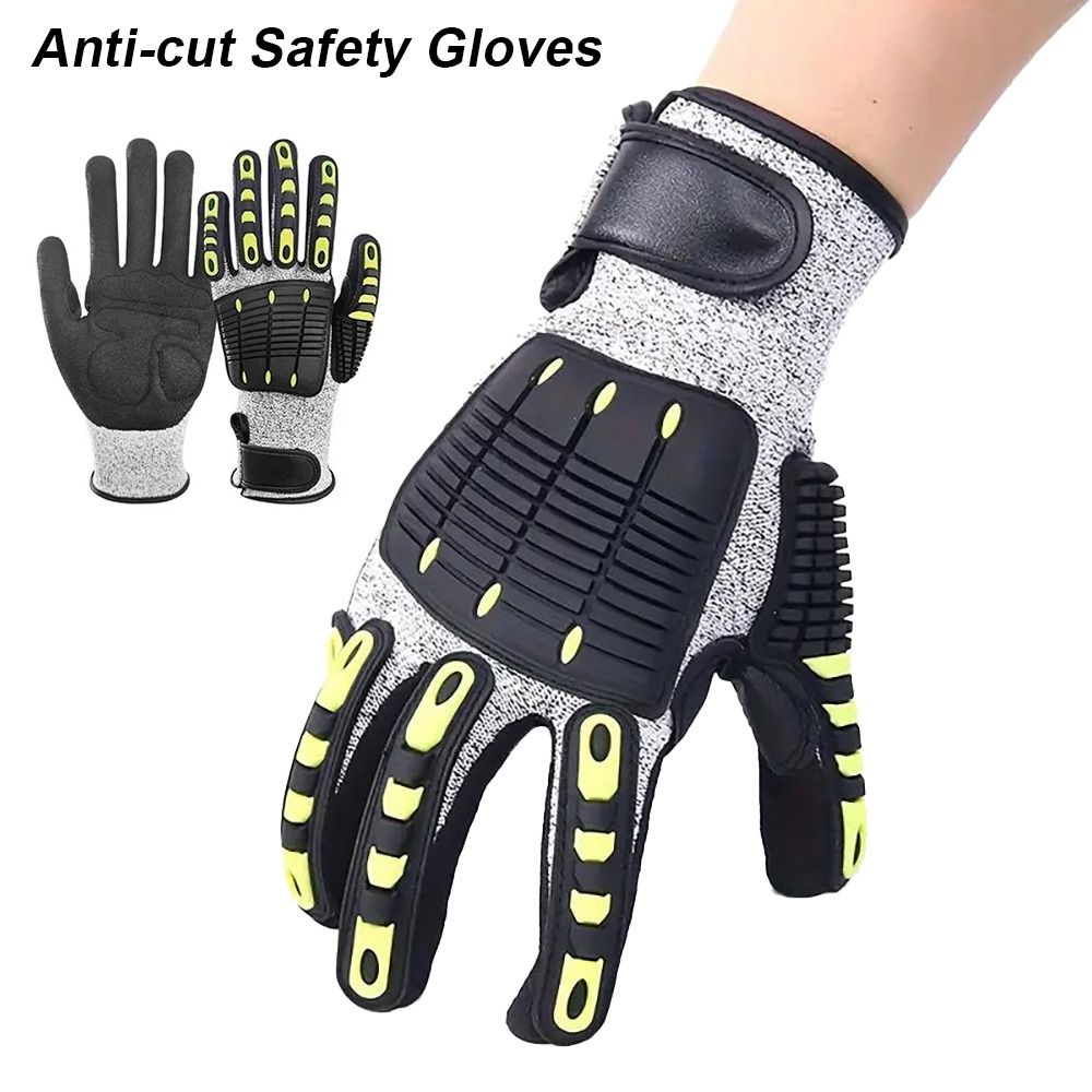 1Pair Anti-vibration Protectio - Nitrile Mechanic Glove recensie en prijs