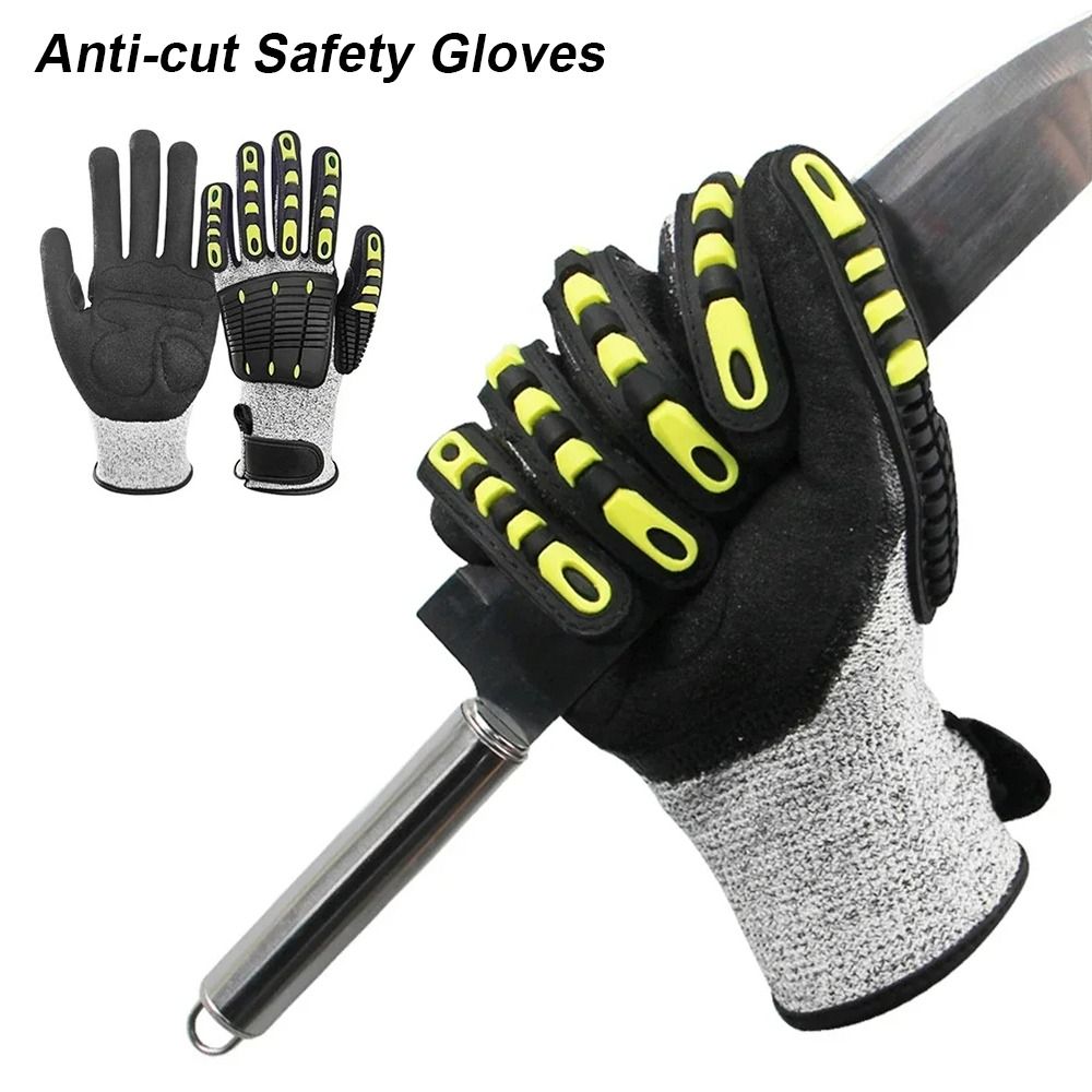 1Pair Anti-vibration Protectio - Nitrile Mechanic Glove recensie en prijs