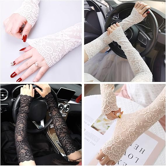New 1Pair Sexy Lace Hollow-Out - Fingerless Glove Knit recensie en prijs