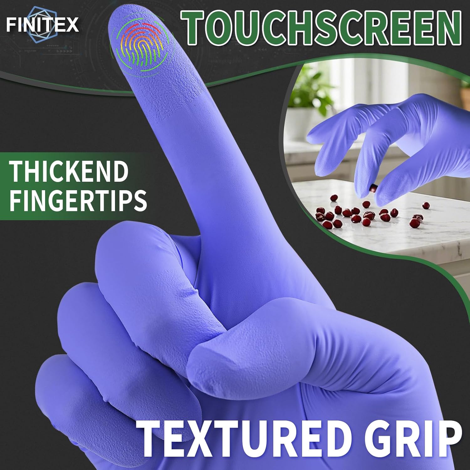 Nitrile Disposable Gloves Ice  - Exam Glove Nitrile recensie en prijs