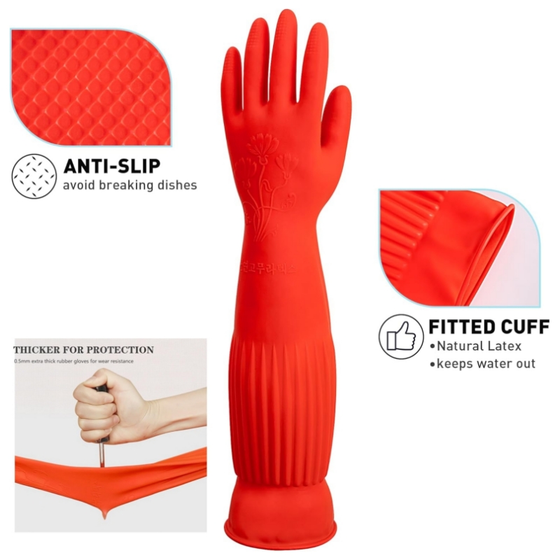 45CM Extra-Long Rubber Cleanin - Dish Glove Rubber recensie en prijs